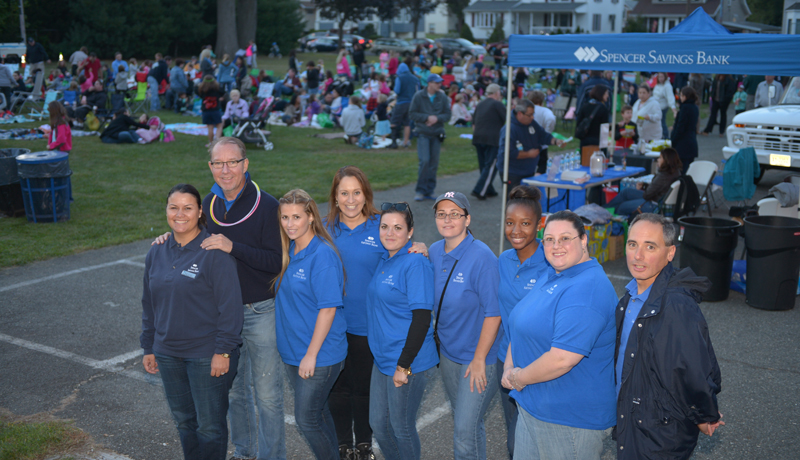 Spencer Savings Bank holds successful first Movies Under the Stars event in Garwood