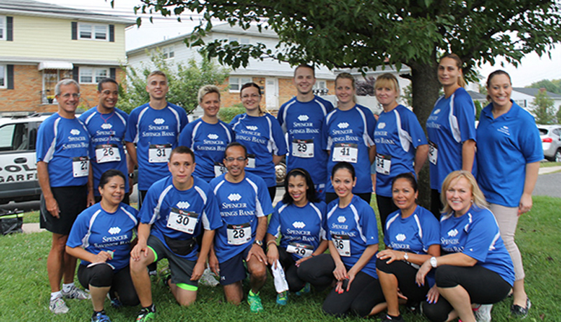 Spencer Savings Bank sponsors participates in the Garfield Boilermaker 5k race