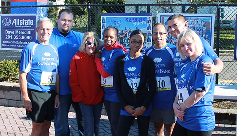 Spencer Savings Bank sponsors participates in the Fifth Annual Wood-Ridge Mayors 5k run