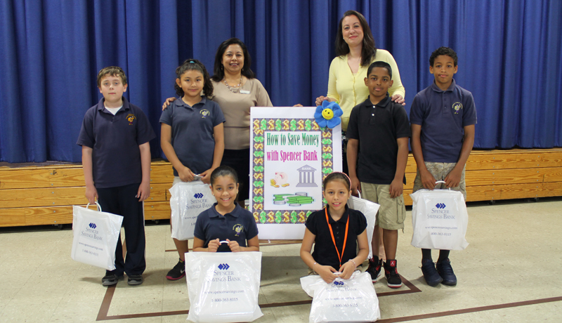 Spencer Savings Bank Brings Savings To Garfield’s Roosevelt School #7 for Teach Children To Save Day