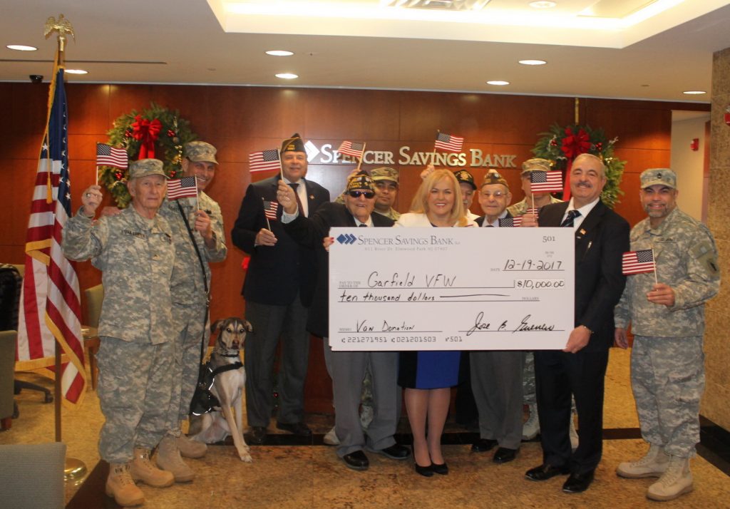 Spencer Donation to Veterans