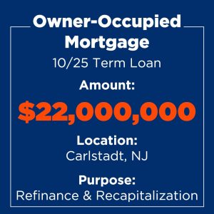 Recent Financings Owner-Occupied Mortgage