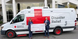 Bank donates to Red Cross
