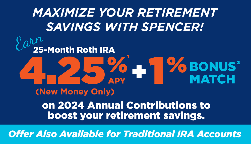 Spencer Savings Bank IRA Rate
