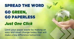 Earth Day, go paperless