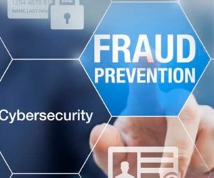Hand clicking on Fraud Prevention button