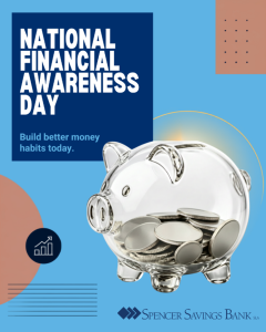National Financial Awareness Day image of piggy bank